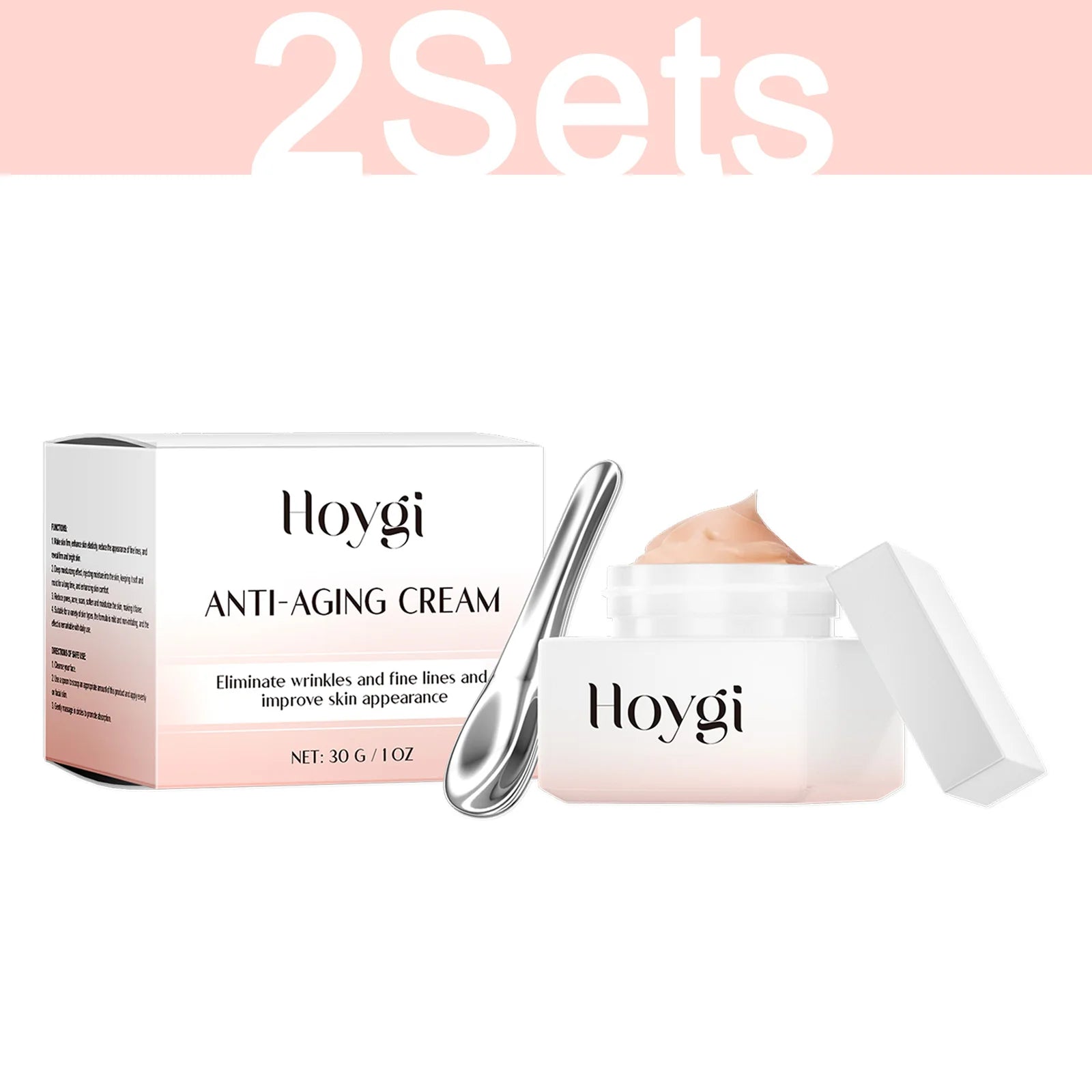 HOYGI Anti-Aging Cream Reduce Wrinkles Tighten Skin Moisturizing Reduce Fine Lines Smooth Improve Dark Spots for All Skin Types