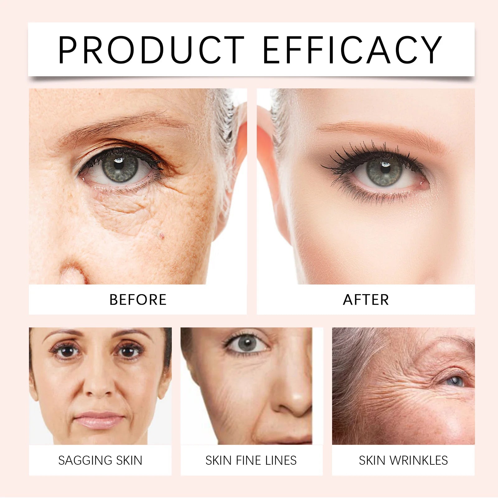 HOYGI Anti-Aging Cream Reduce Wrinkles Tighten Skin Moisturizing Reduce Fine Lines Smooth Improve Dark Spots for All Skin Types