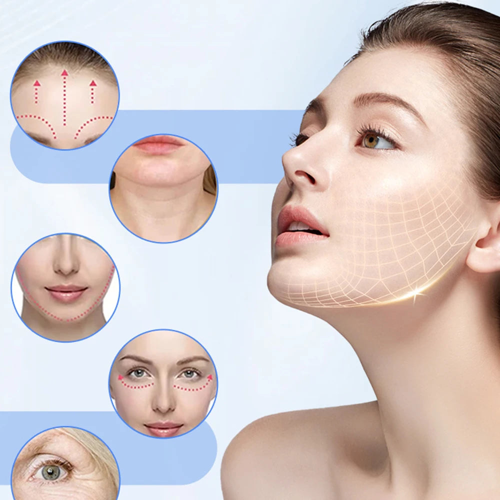 Microcurrent Facial Device - Electric Face Lifting & Toning for Face & Neck for Mother & Companion - Handheld Skin Care Device