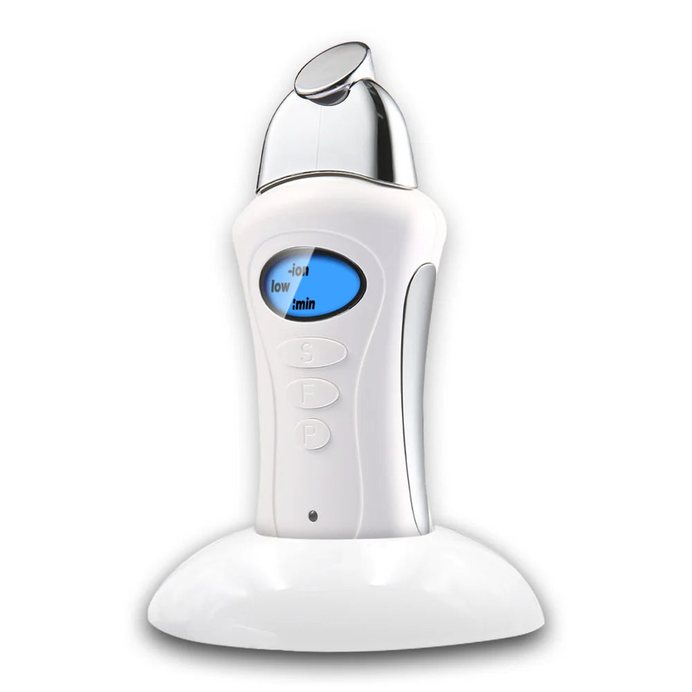 Rechargeable Microcurrent Beauty Device, Multi-Effect Facial Lifting with Magnetic Head for Firming Skin & Reducing Wrinkles