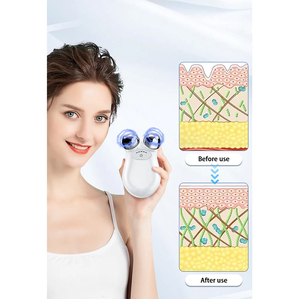 Microcurrent Facial Device - Cleared Face Sculpting & Skin Tightening Device to Contour, Lift & Tone