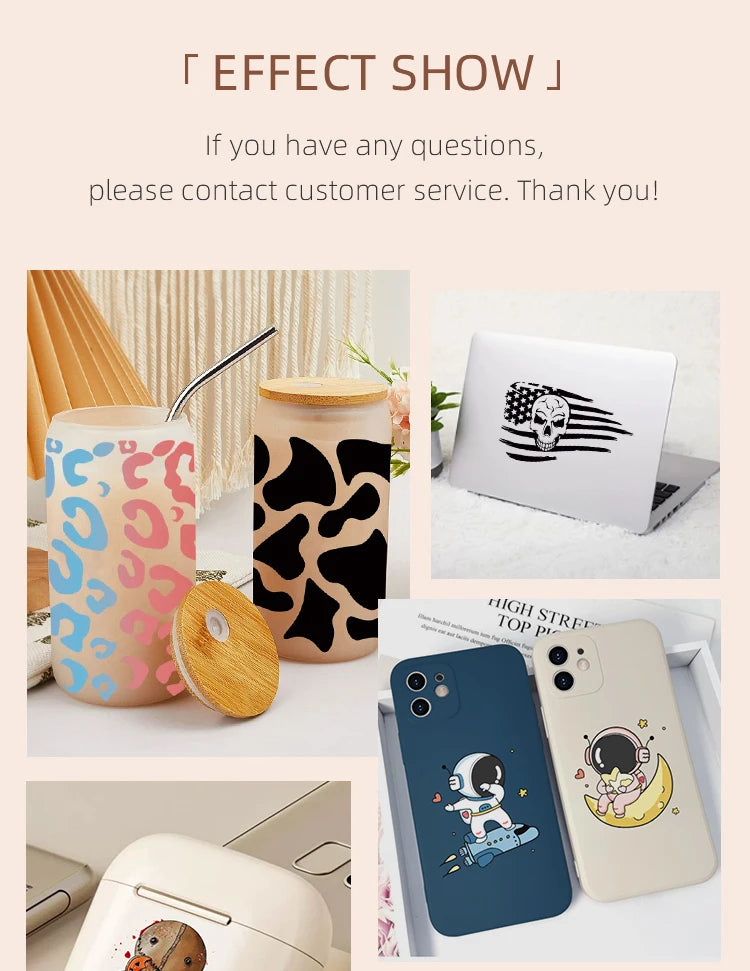 3D UV DTF Transfers Stickers 16oz Cup Wraps Cartoon Valentine's Day Printed For DIY Glass Ceramic Metal Leather Etc. D11201