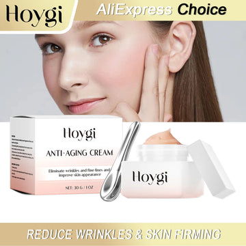 HOYGI Anti-Aging Cream Reduce Wrinkles Tighten Skin Moisturizing Reduce Fine Lines Smooth Improve Dark Spots for All Skin Types