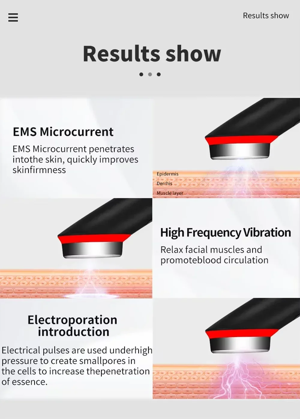 7 Colors Age-R Booster Pro Facial Skin Care Beauty Device EMS Microcurrent Lift Massager Home Use-Valentine's Day gift