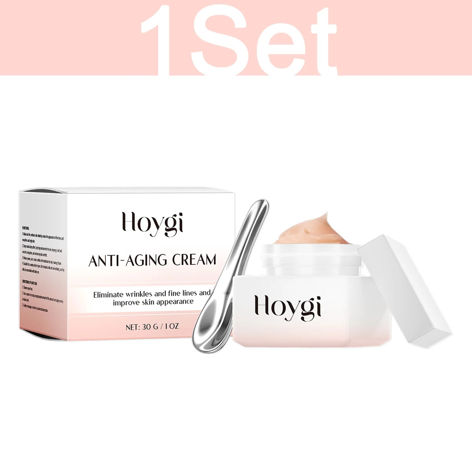 HOYGI Anti-Aging Cream Reduce Wrinkles Tighten Skin Moisturizing Reduce Fine Lines Smooth Improve Dark Spots for All Skin Types