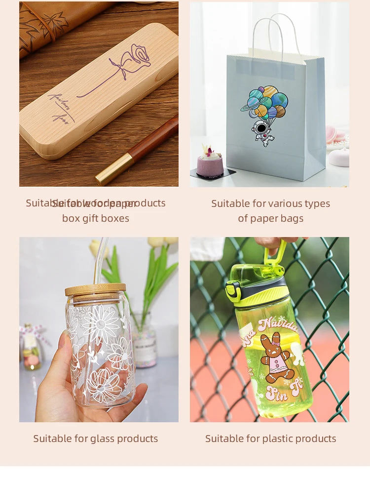 3D UV DTF Transfers Stickers 16oz Cup Wraps Cartoon Valentine's Day Printed For DIY Glass Ceramic Metal Leather Etc. D11201