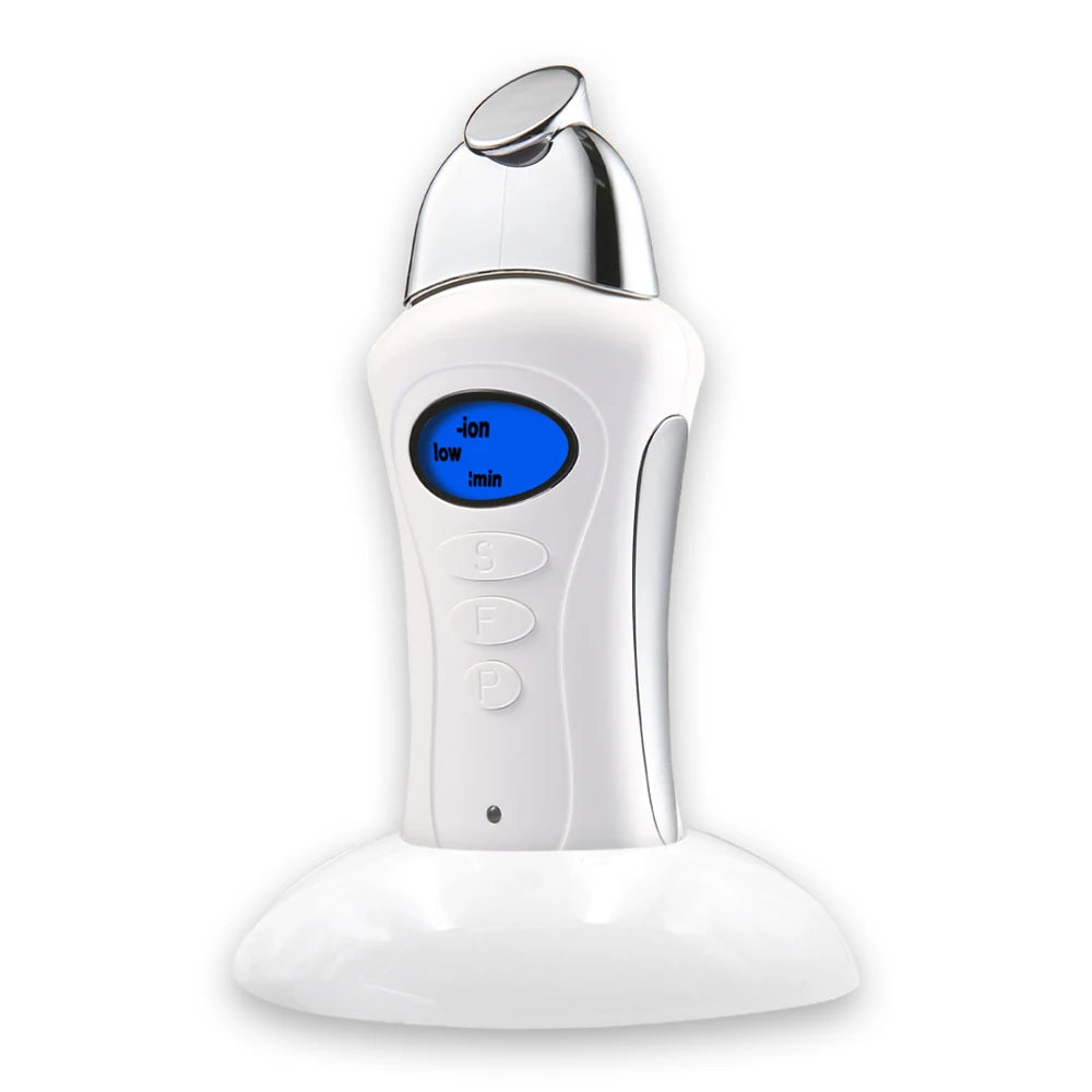 Rechargeable Microcurrent Beauty Device, Multi-Effect Facial Lifting with Magnetic Head for Firming Skin & Reducing Wrinkles