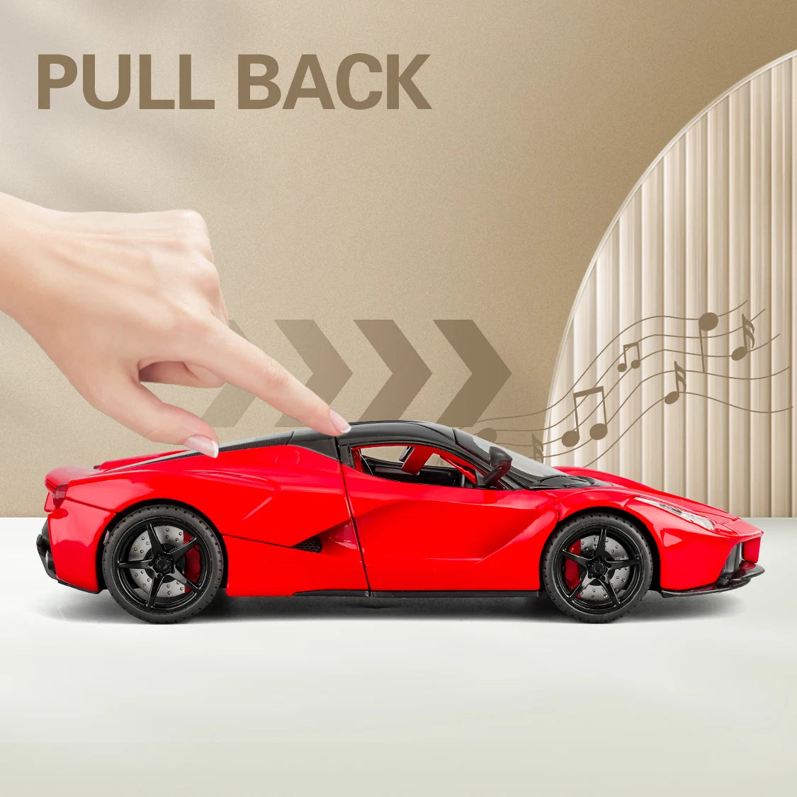 Simulation 1:24 Alloy Super Car Model Sound Light Collective Miniature Voiture Children Boy Diecast Toy Vehicle